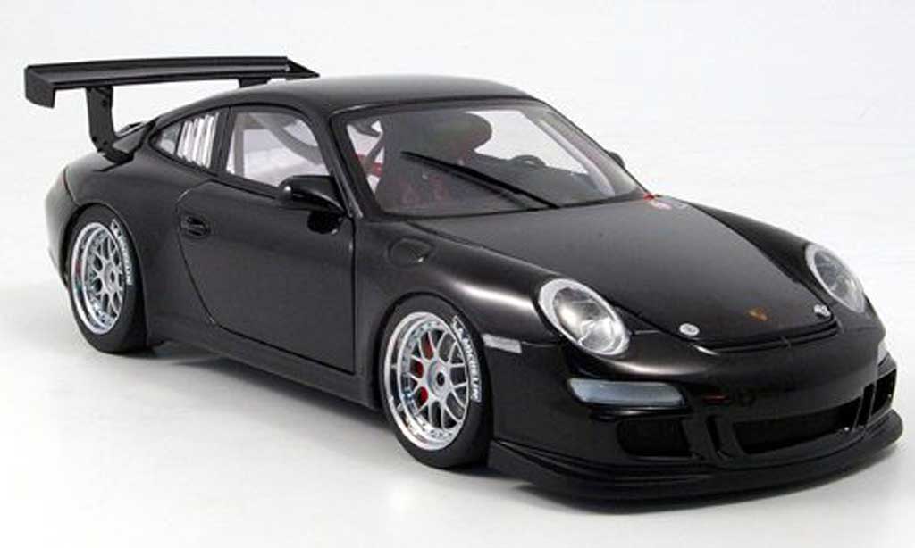 Porsche 997 GT3 CUP 1/18 Autoart GT3 Cup nero plain body version modellino in miniatura