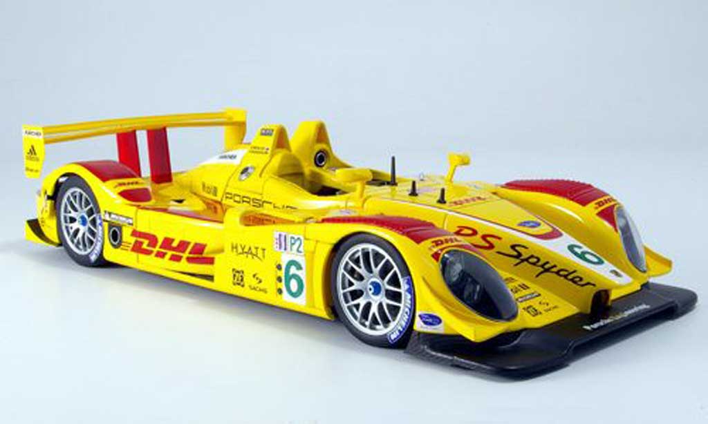 Porsche RS Spyder 1/18 Autoart Spyder no.6 dhl penske racing alms 2007 modellino in miniatura