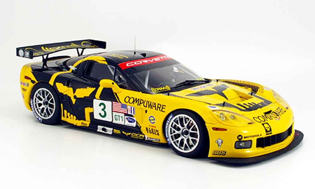 Chevrolet Corvette C6 1/18 Autoart C6 r no.3 magnussen/o`connell alms 2007 modellino in miniatura