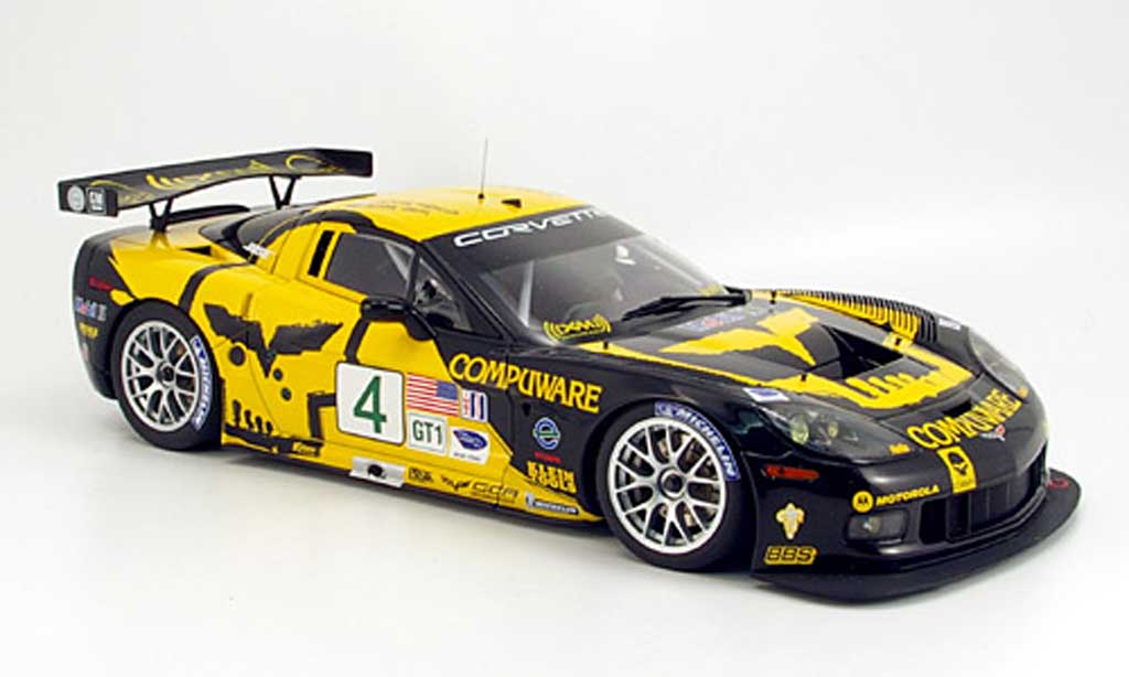 Chevrolet Corvette C6 1/18 Autoart C6 r no.4 beratty/gavin alms 2007 modellino in miniatura