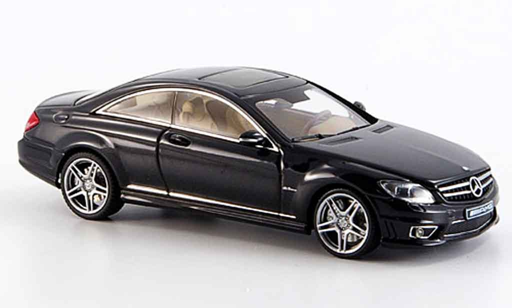 Mercedes Classe CL 1/43 Autoart CL63 AMG nero modellino in miniatura