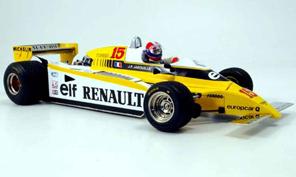 Renault F1 1/18 Exoto re-20 turbo no.15 sieger gp osterreich 1980 modellino in miniatura