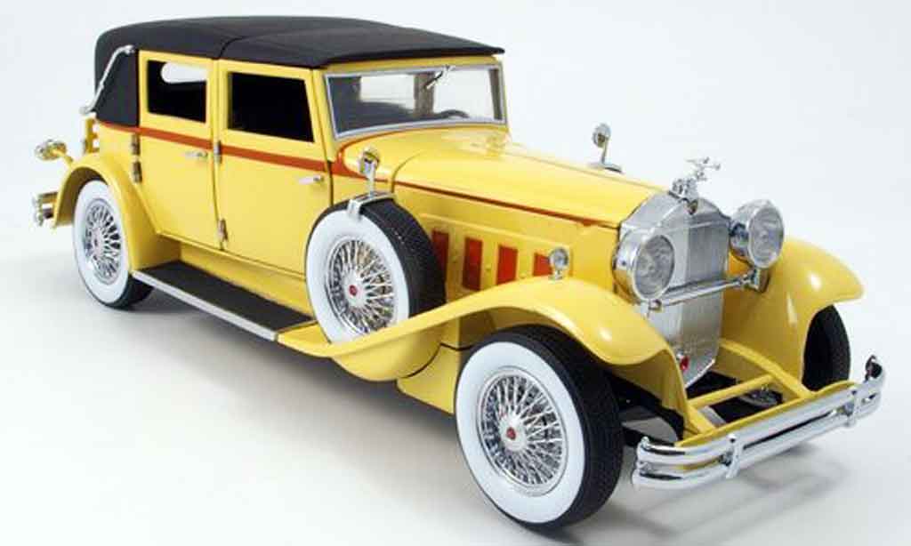 Porsche 930 1/18 Signature creme giallo 1 modellino in miniatura