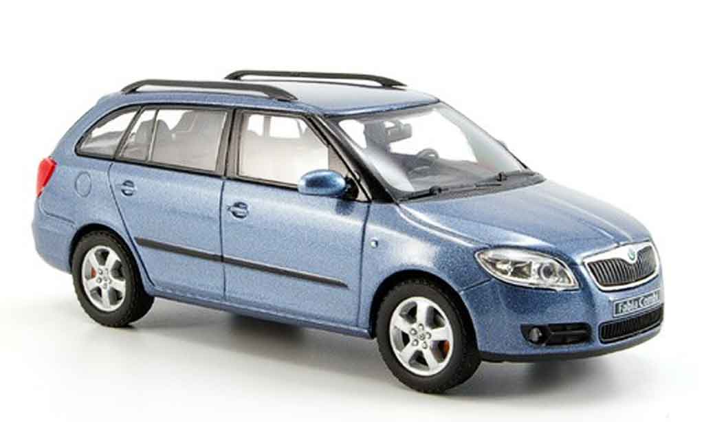Skoda Fabia 1/43 Abrex combi ii grigio modellino in miniatura