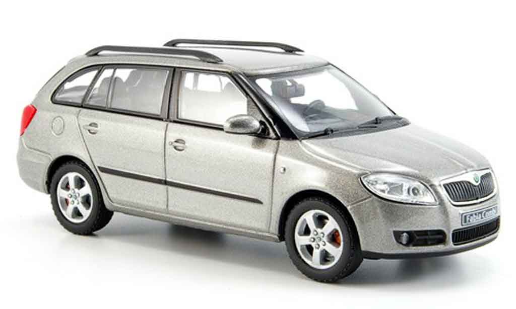 Skoda Fabia 1/43 Abrex combi ii beige modellino in miniatura