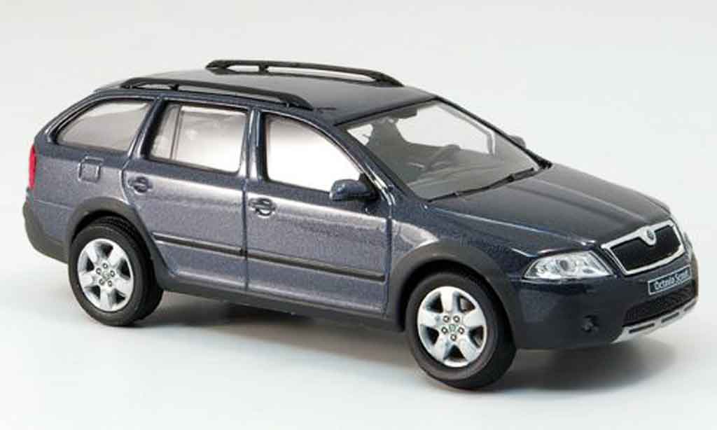 Skoda Octavia 1/43 Abrex combi scout grigio modellino in miniatura