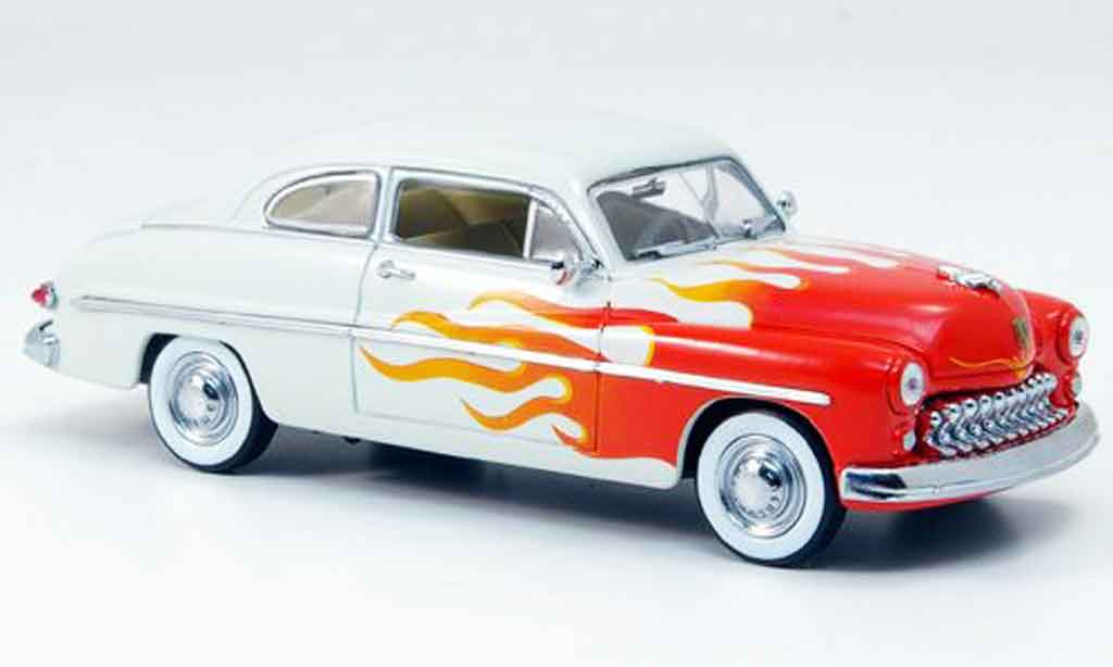 Mercury Club Coupe 1/43 Eagle Hot Rod beige avec rosso 1949 modellino in miniatura