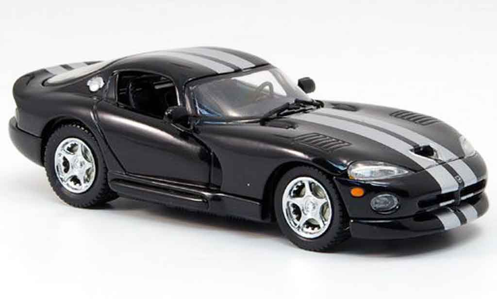 Dodge Viper GTS 1/43 Eagle GTS Coupe nero avec grigio metalliseenen Streifen 1999 modellino in miniatura