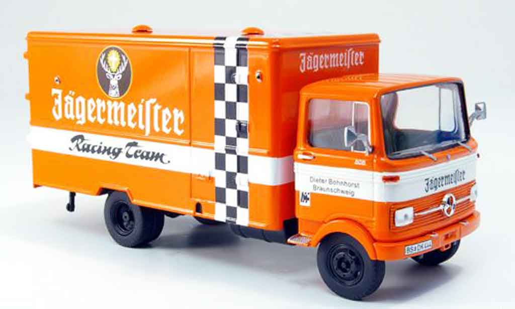 Mercedes LP 608 1/43 Premium Cls Jagermeister Racing Team Koffer LKW modellino in miniatura