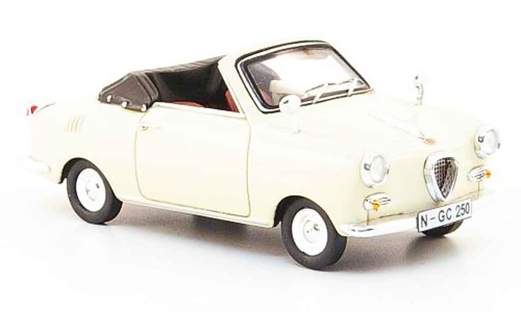 Goggomobil TS 1/43 Premium Cls 250 Cabriolet beige modellino in miniatura