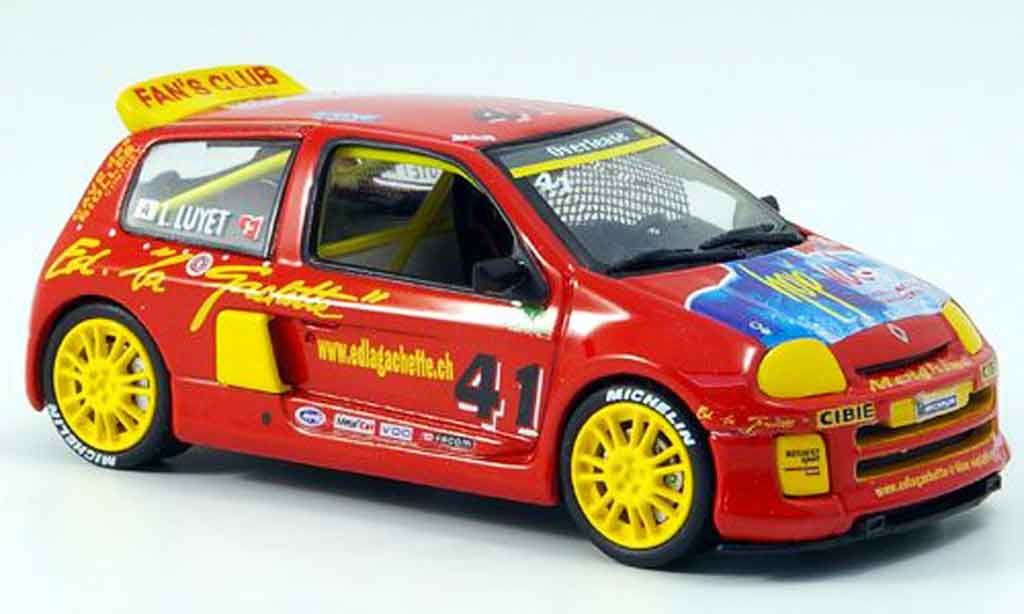 Renault Clio V6 1/43 Eagle V6 sport no.41 clio trophy 2000 modellino in miniatura