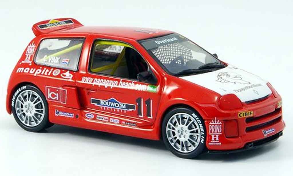 Renault Clio V6 1/43 Eagle V6 sport no.11 clio trophy 2000 modellino in miniatura