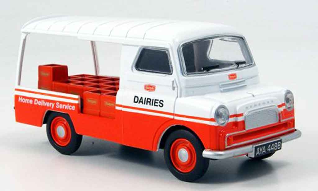 Bedford CA 1/43 Oxford Pritsche Dairies Milchlieferwagen modellino in miniatura