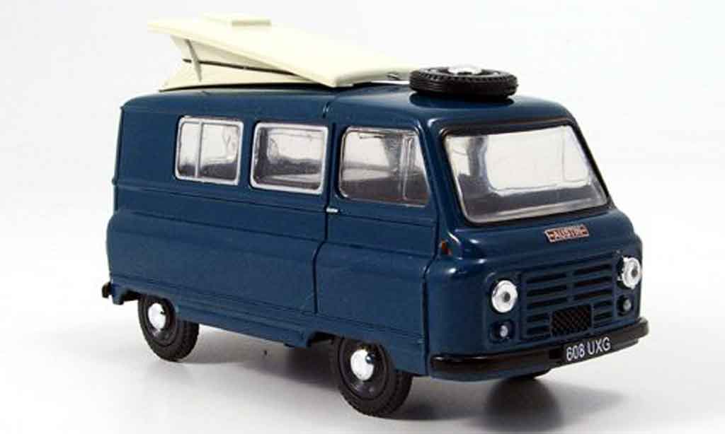 Austin J2 1/43 Oxford Camper blu Campingdach geoffnet modellino in miniatura