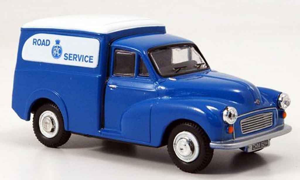 Morris Minor 1/43 Oxford Van blu bianco Kasten RAC Road Service modellino in miniatura