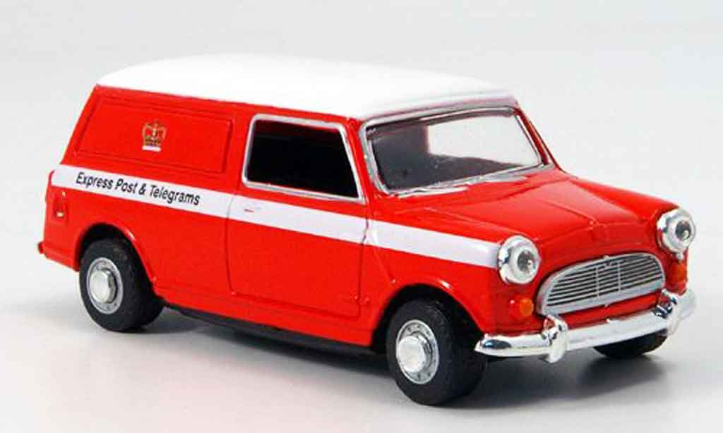 Austin Mini Van 1/43 Oxford rosso bianco Royal Mail Express modellino in miniatura