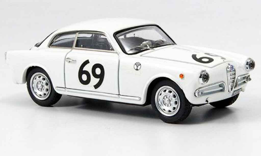 Alfa Romeo Giulietta Sprint 1/43 Bang Sprint veloce no.69 peroglio zeltweg 1957 modellino in miniatura