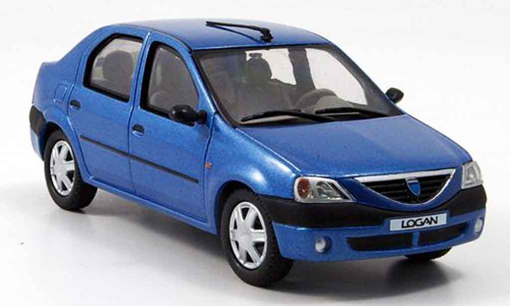 Dacia Logan 1/43 Eligor blu modellino in miniatura
