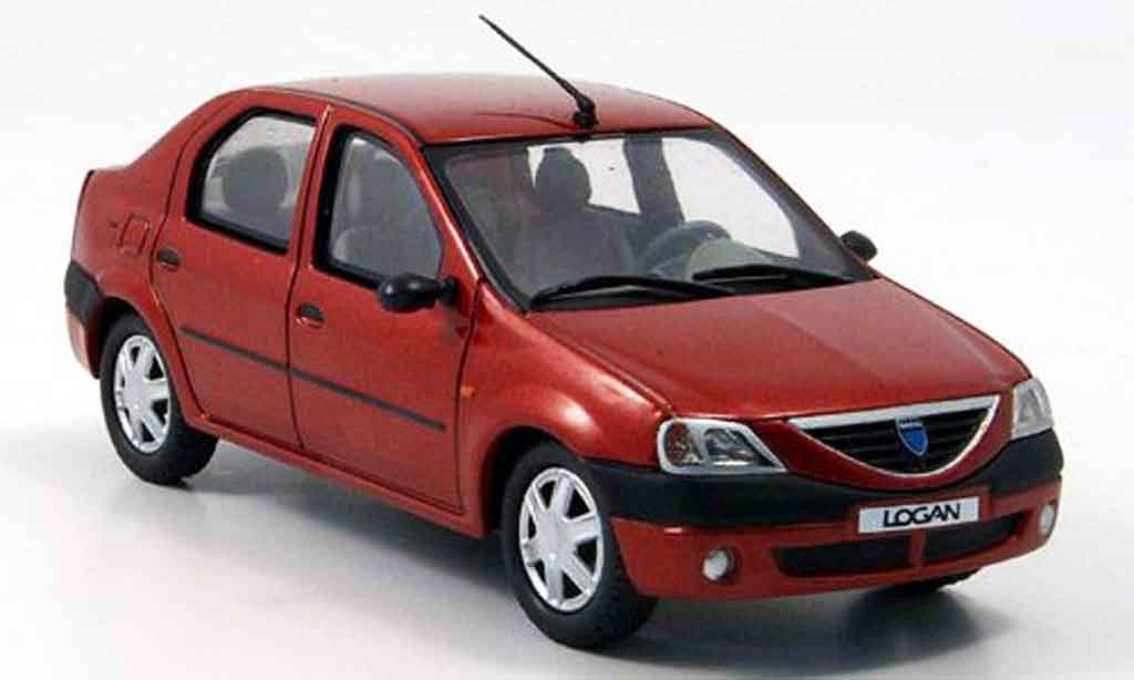 Dacia Logan 1/43 Eligor rosso modellino in miniatura