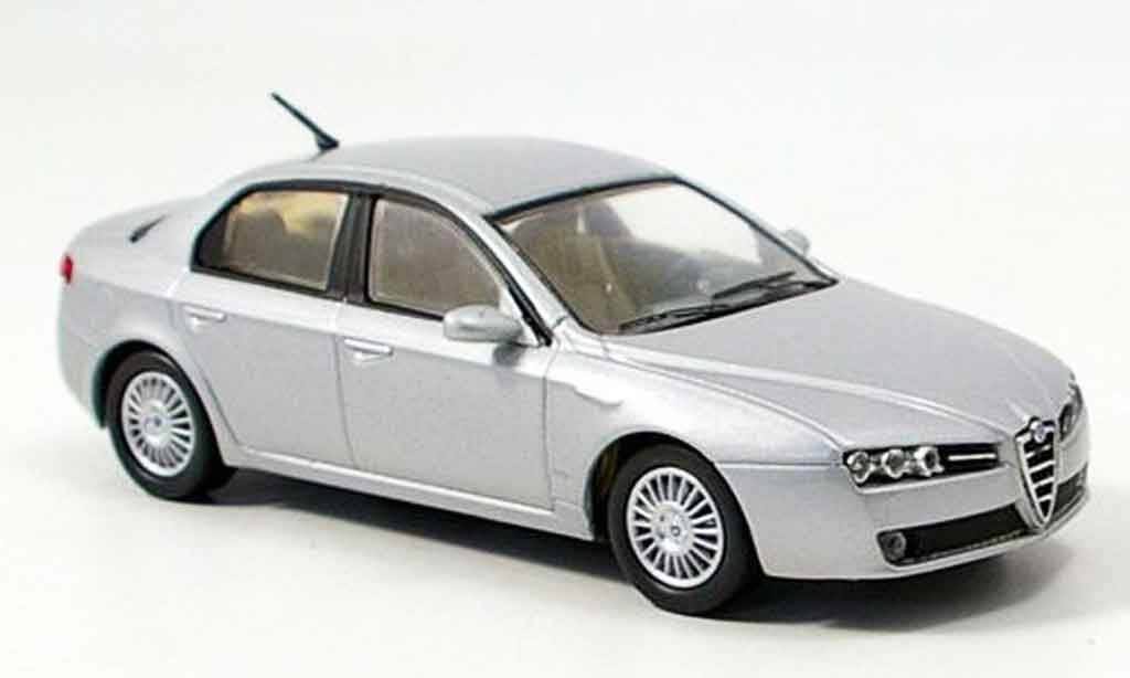 Alfa Romeo 159 1/43 M4 grigio metallisee b quality 2005 modellino in miniatura