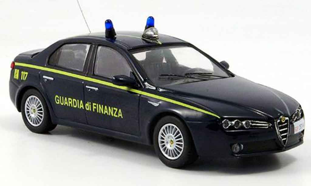 Alfa Romeo 159 1/43 M4 guardia di finanza b quality 2005 modellino in miniatura