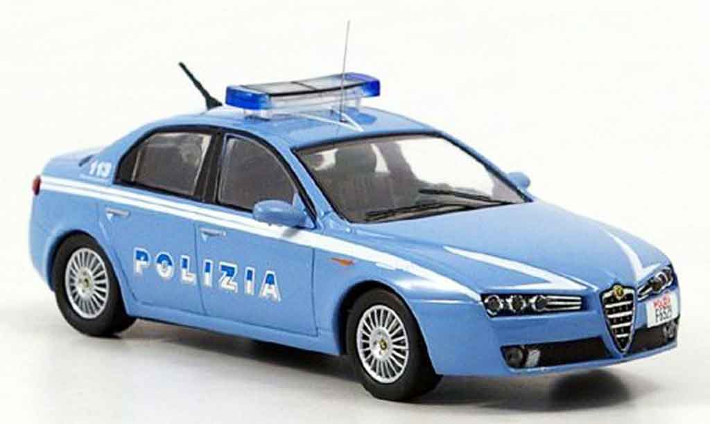 Alfa Romeo 159 1/43 M4 police b quality 2005 modellino in miniatura