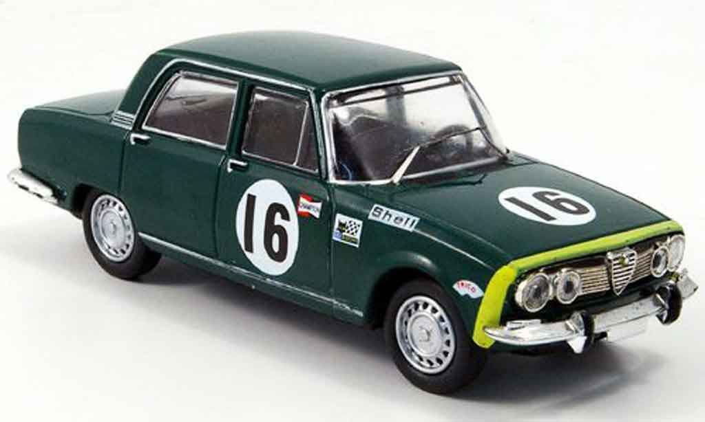 Alfa Romeo 1750 1/43 M4 berline no.16 24h spa b quality 1968 modellino in miniatura