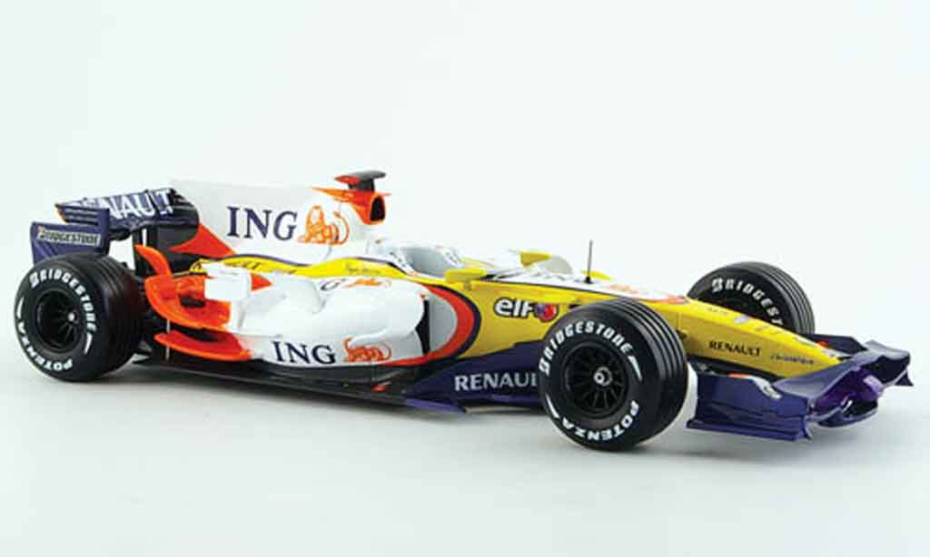 Renault F1 1/18 Norev r28 f1 team f.alonso 2008 modellino in miniatura