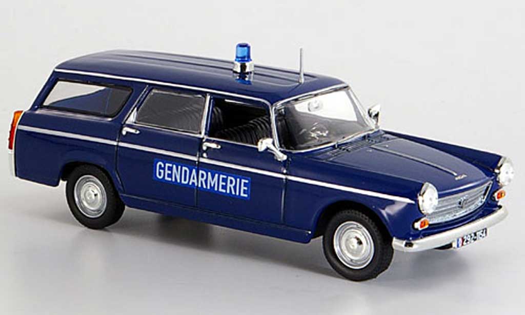 Peugeot 404 Break 1/43 Norev Break Gendarmerie Polizei 1969 modellino in miniatura