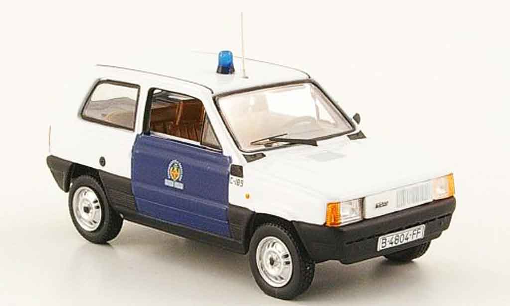 Seat Panda 1/43 Norev guardia urbana police barcelona 1981 modellino in miniatura