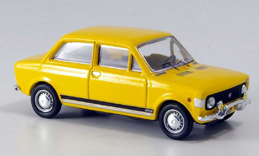 Fiat 128 1/43 Rio Rally giallo 1971 modellino in miniatura
