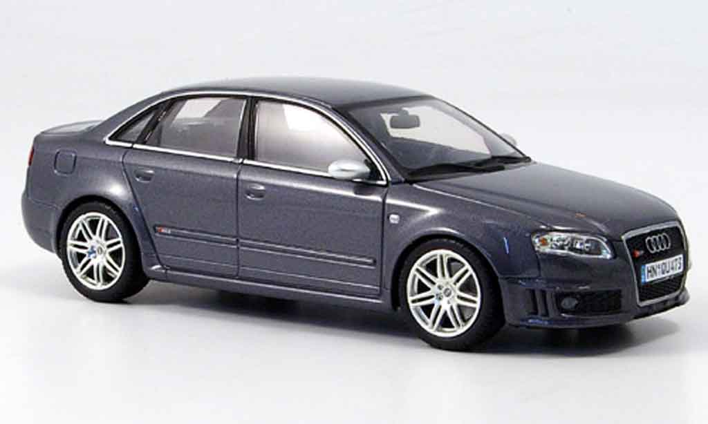Audi RS4 1/43 Minichamps grigio Limousine 2006 modellino in miniatura