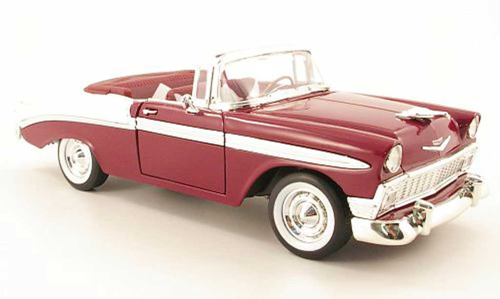 Chevrolet Bel Air 1956 1/18 Yat Ming 1956 lila/bianco modellino in miniatura