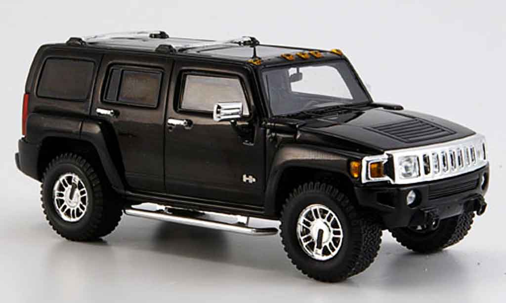 Hummer H3 1/43 Spark nero 2006 modellino in miniatura
