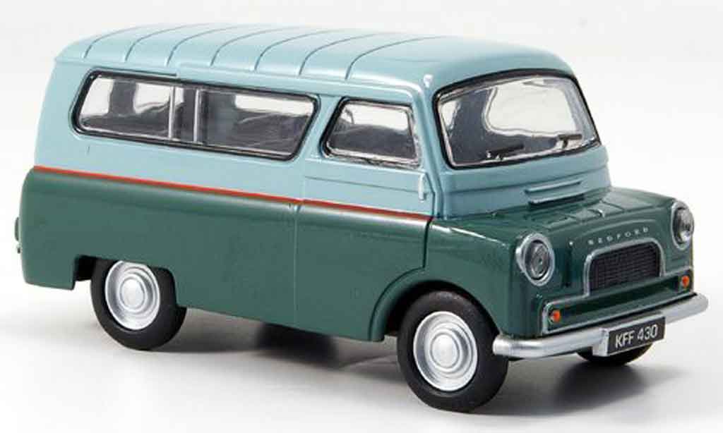 Bedford CA 1/43 Oxford Camper Van grigio grun Fensterbus modellino in miniatura