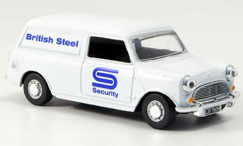 Austin Mini Van 1/43 Oxford bianco British Steel Kasten modellino in miniatura