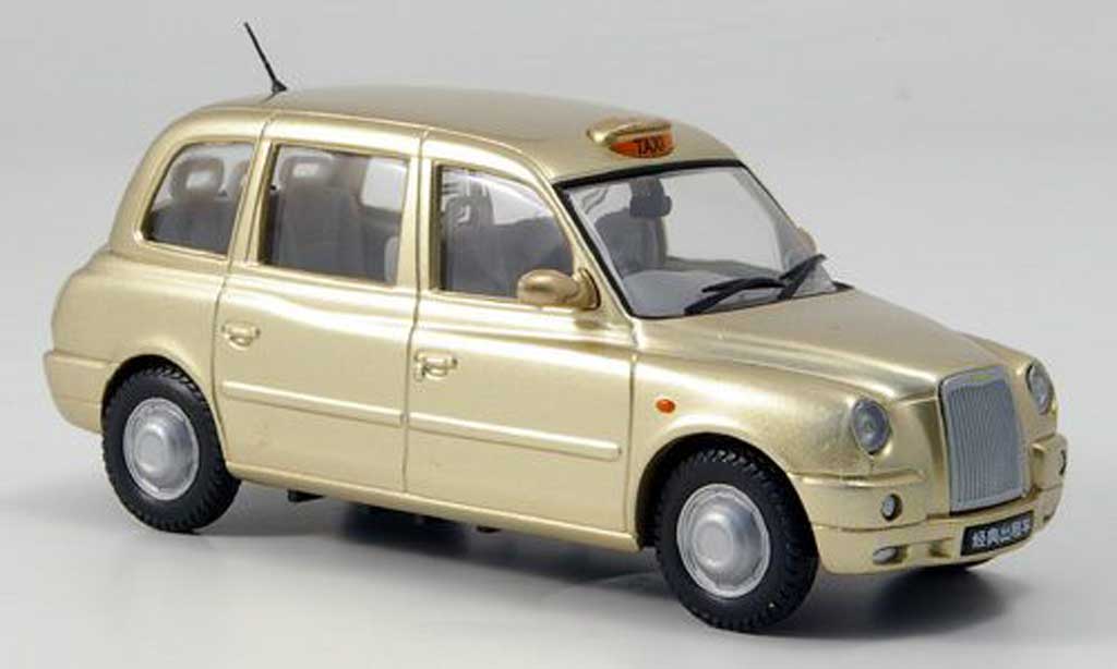 Austin TX4 1/43 Oxford Taxi gold 2007 Shanghai Auto Show modellino in miniatura