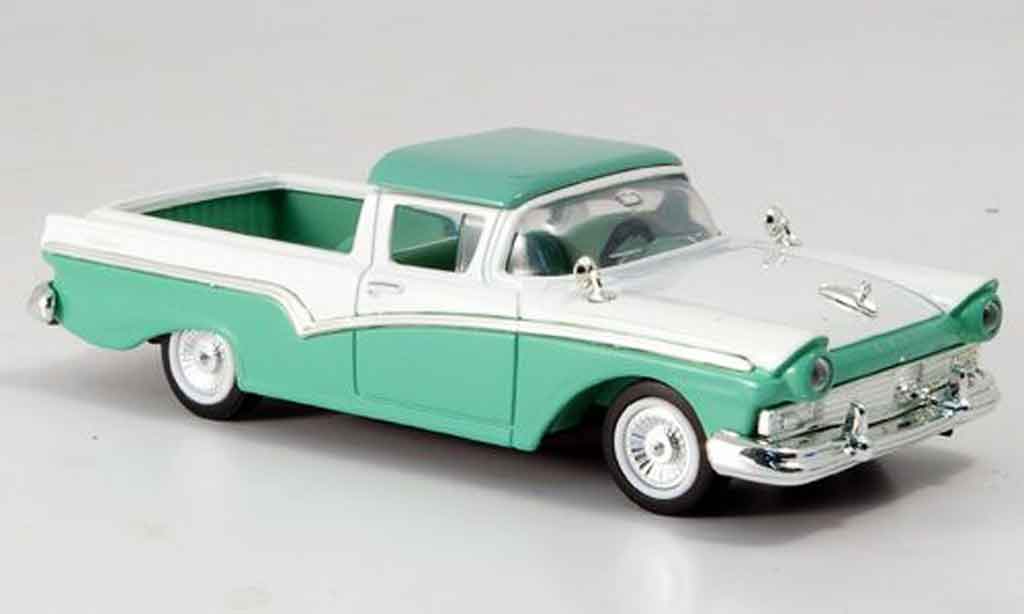 Ford Ranchero 1/43 Yat Ming grun bianco 1957 modellino in miniatura