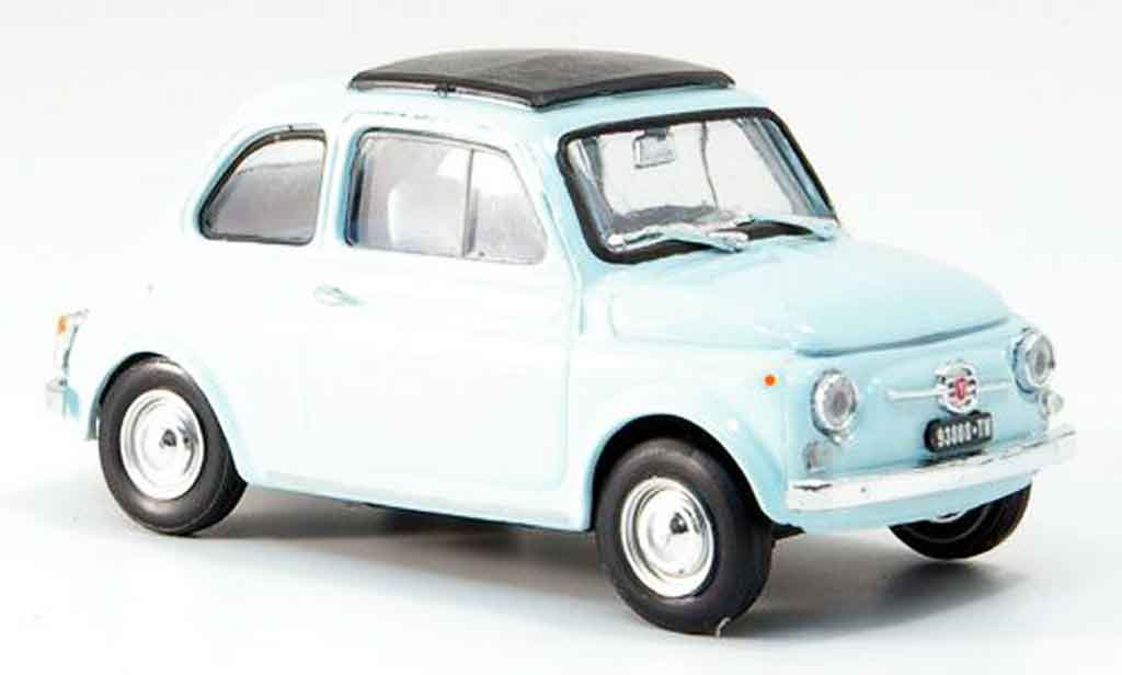 Fiat 500 1/43 Brumm F blu avec capote Faltdach 1965 modellino in miniatura