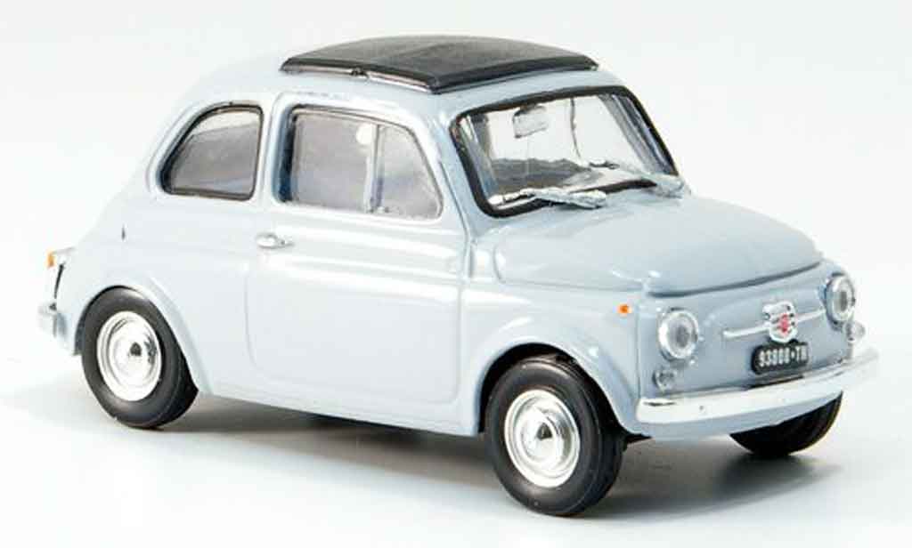 Fiat 500 1/43 Brumm F grigio avec capote Faltdach 1965 modellino in miniatura