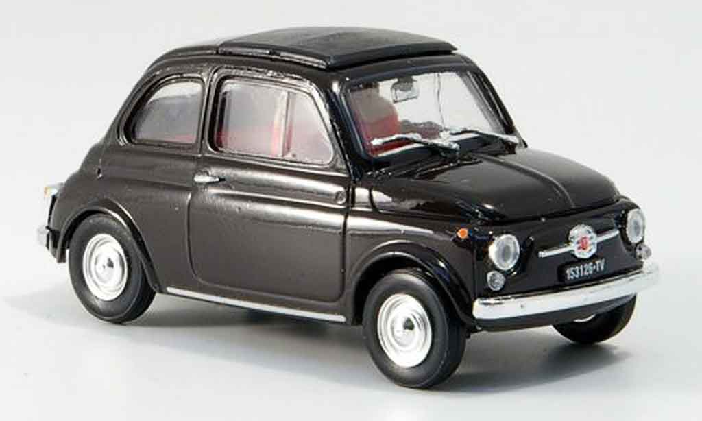 Fiat 500 1/43 Brumm F marronee avec capote Faltdach 1965 modellino in miniatura