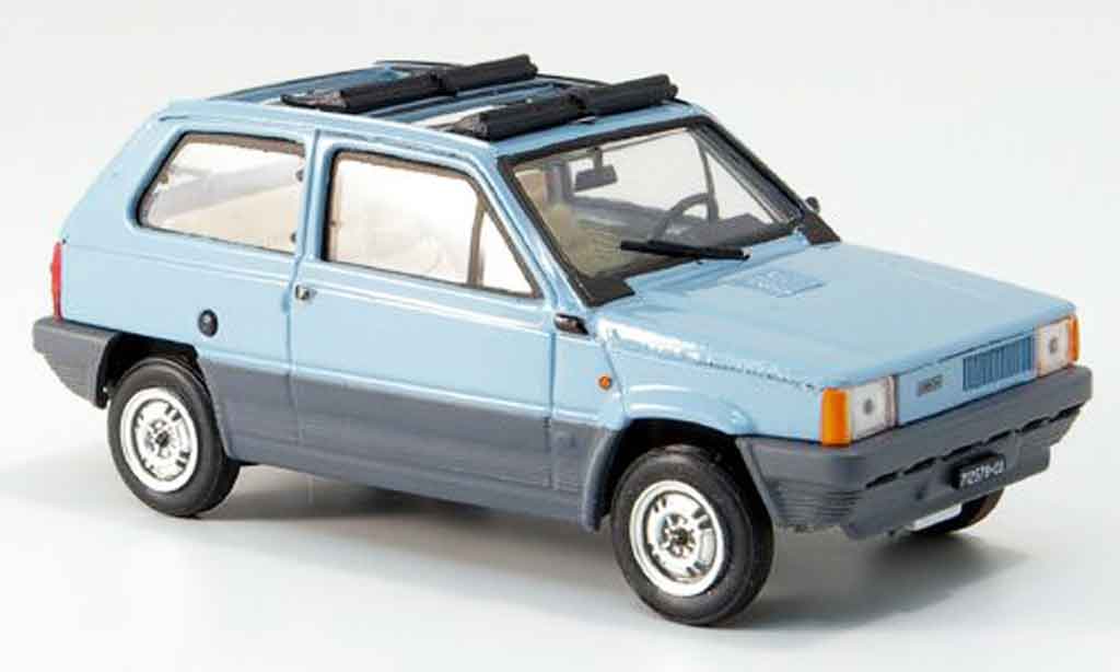 Fiat Panda 1/43 Brumm 45 blu geoffnetes Doppelfaltdach 1981 modellino in miniatura