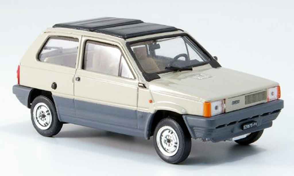 Fiat Panda 1/43 Brumm 45 beige avec capote Doppelfaltdach 1981 modellino in miniatura