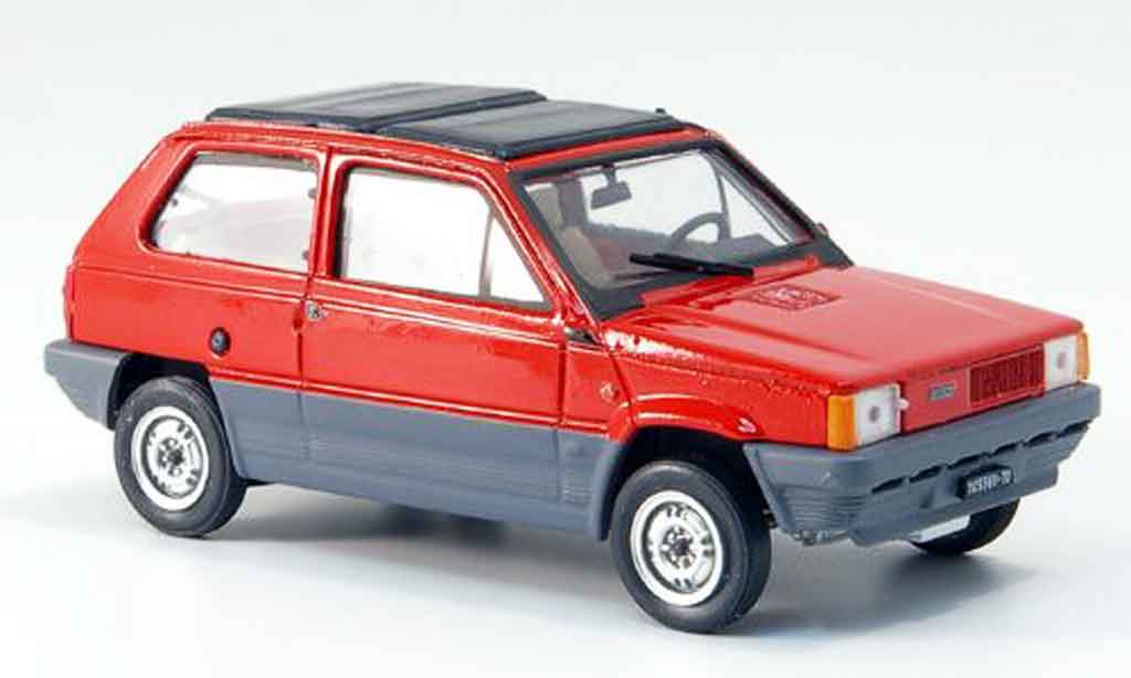 Fiat Panda 1/43 Brumm 45 rosso avec capote Doppelfaltdach 1981 modellino in miniatura