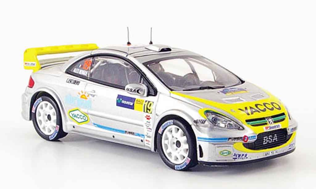 Peugeot 307 WRC 1/43 IXO WRC no.19 bengue escudero racc catalunya 2006 modellino in miniatura