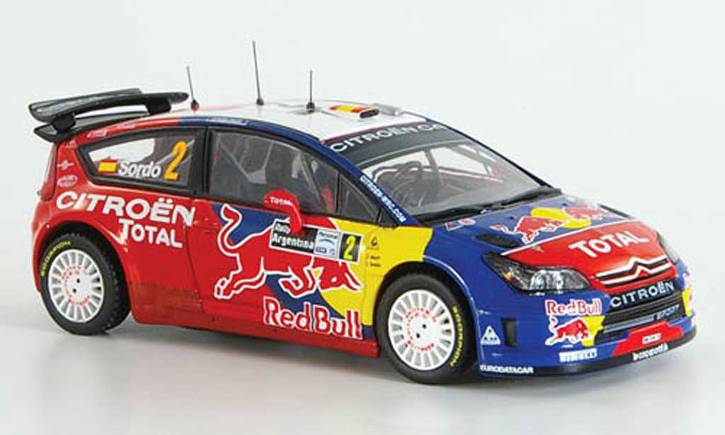 Citroen C4 WRC 2008 1/43 IXO WRC 2008 No.2Sordo/ Marti 3.Pl. Rallye Argentin. modellino in miniatura