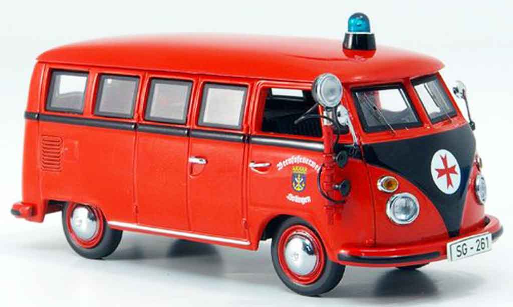 Volkswagen Combi 1/43 Schuco t 1 bus berufspompier solingen modellino in miniatura