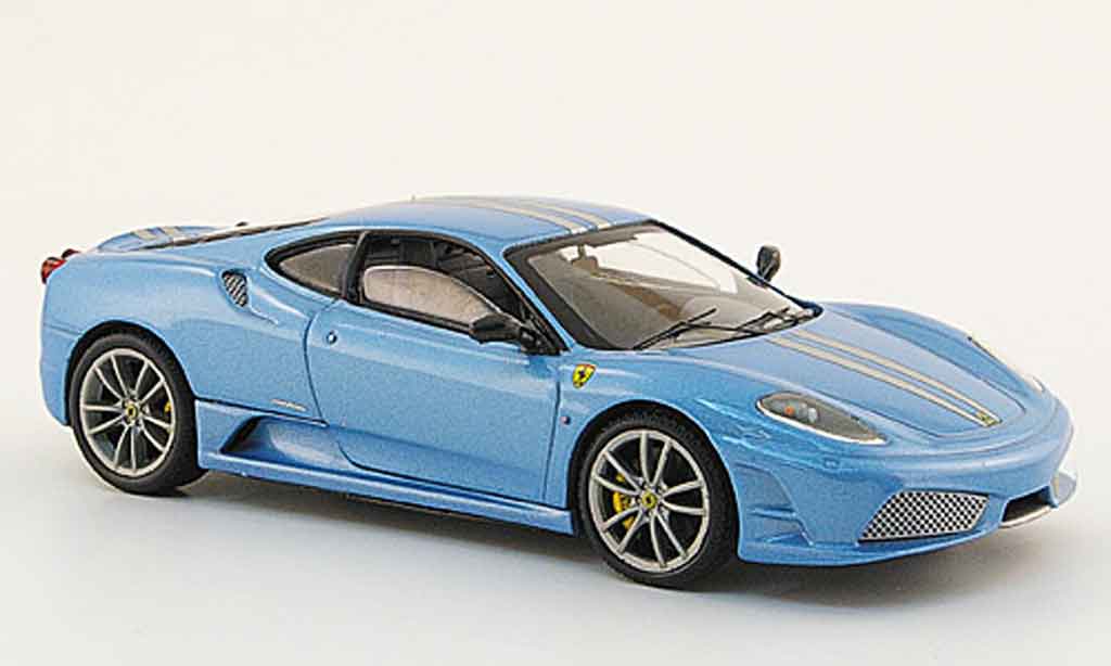 Ferrari F430 Scuderia 1/43 Hot Wheels Elite Scuderia blu modellino in miniatura