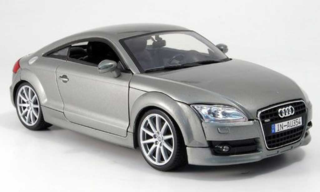 Audi TT coupe 1/18 Mondo Motors coupe grigio modellino in miniatura