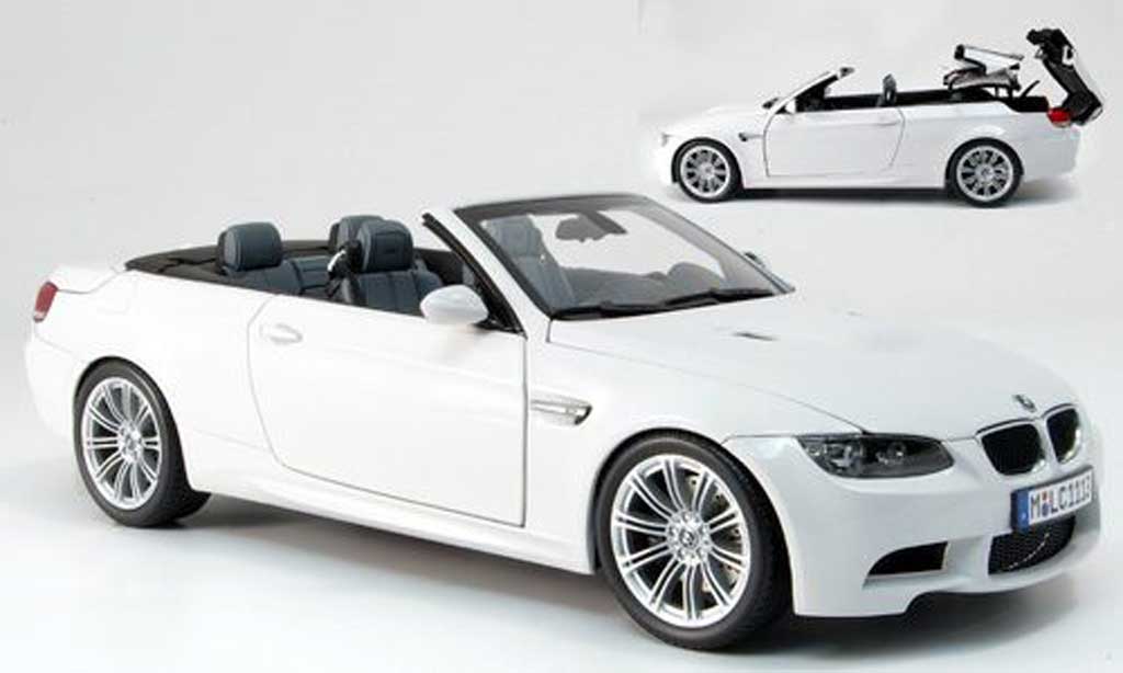 Bmw M3 E93 1/18 Kyosho E93 cabriolet bianco modellino in miniatura